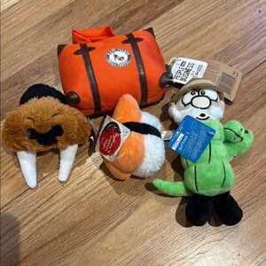 Lot of 4 NEW Bark Box dog toys NWT